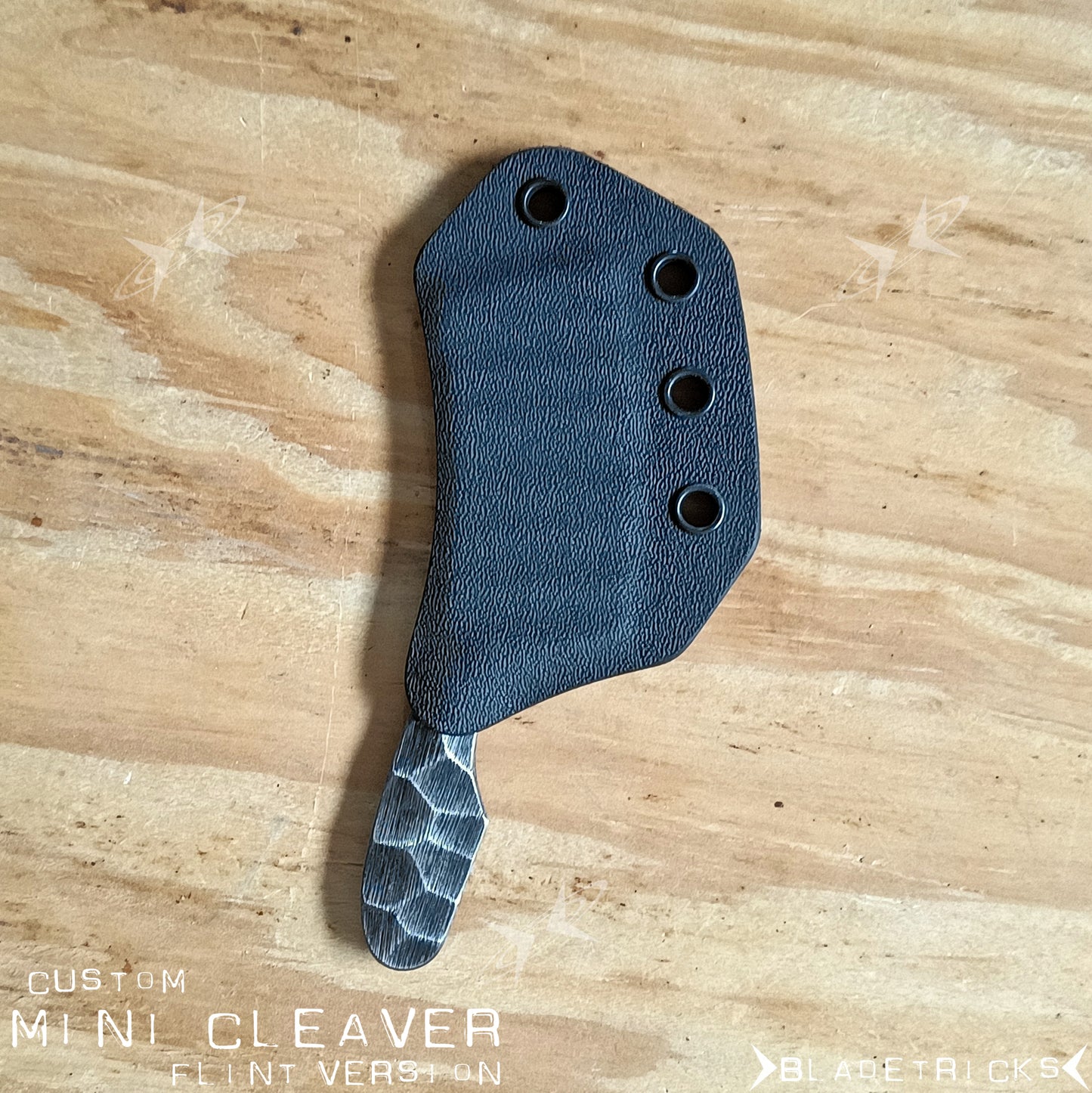 BLADETRICKS CUSTOM MINI CLEAVER, FLINT VERSION