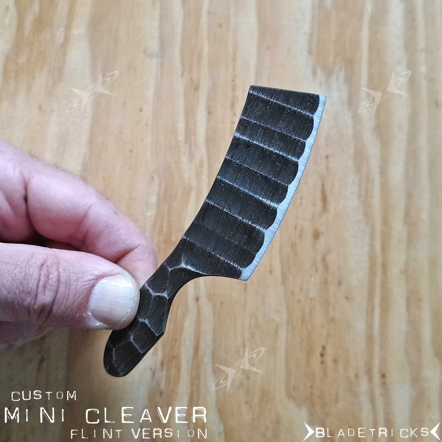 BLADETRICKS CUSTOM MINI CLEAVER, FLINT VERSION