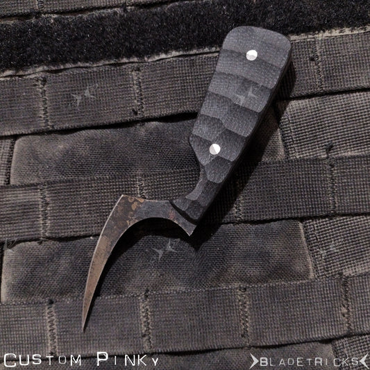 BLADETRICKS CUSTOM THREE FINGER PINKY, BLACK G10