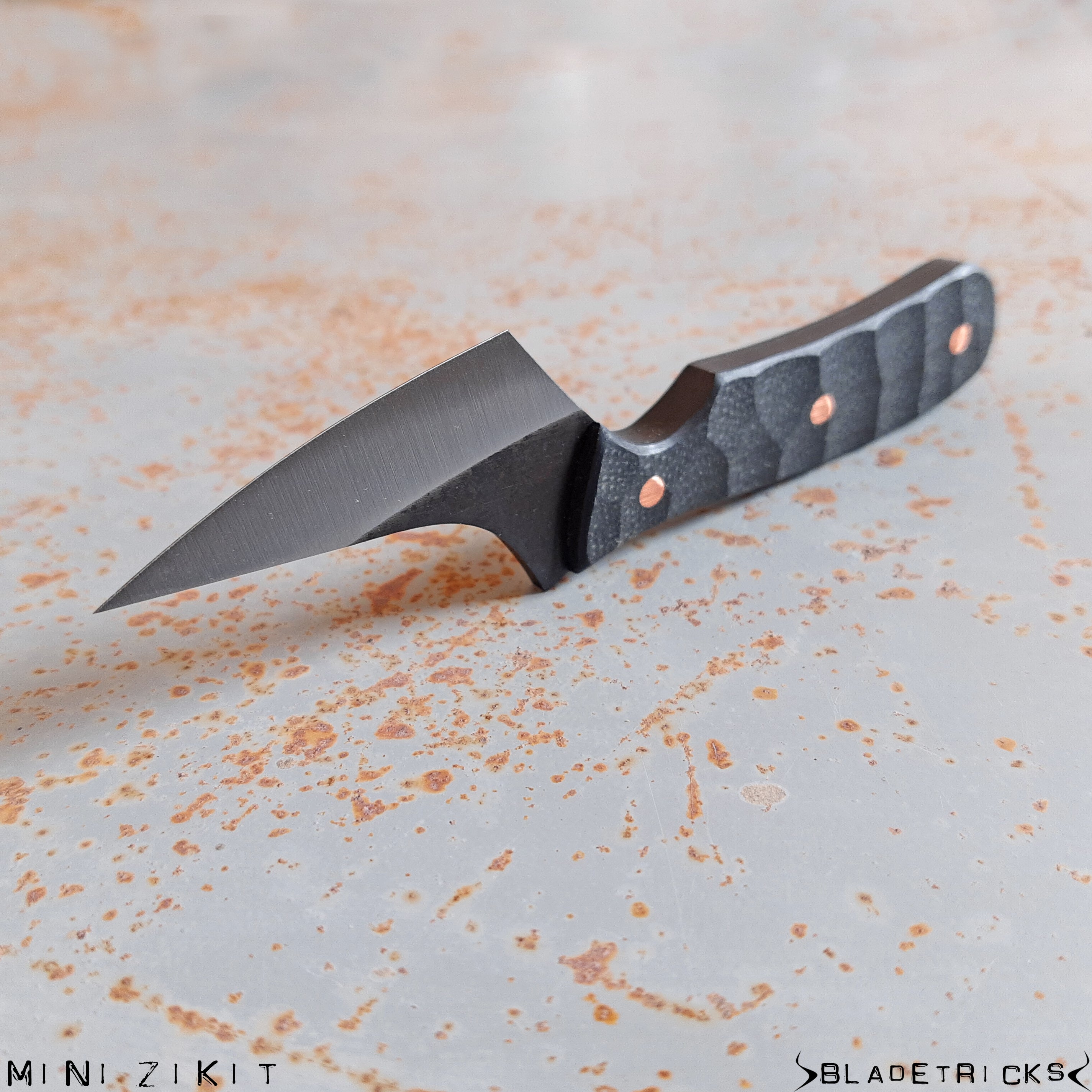 BLADETRICKS CUSTOM MINI ZIKIT, BLACK G10 & COPPER