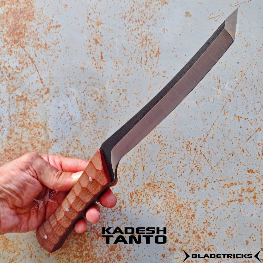 HOME 12 Bladetricks Kadesh Tanto combat fighting knife Micarta