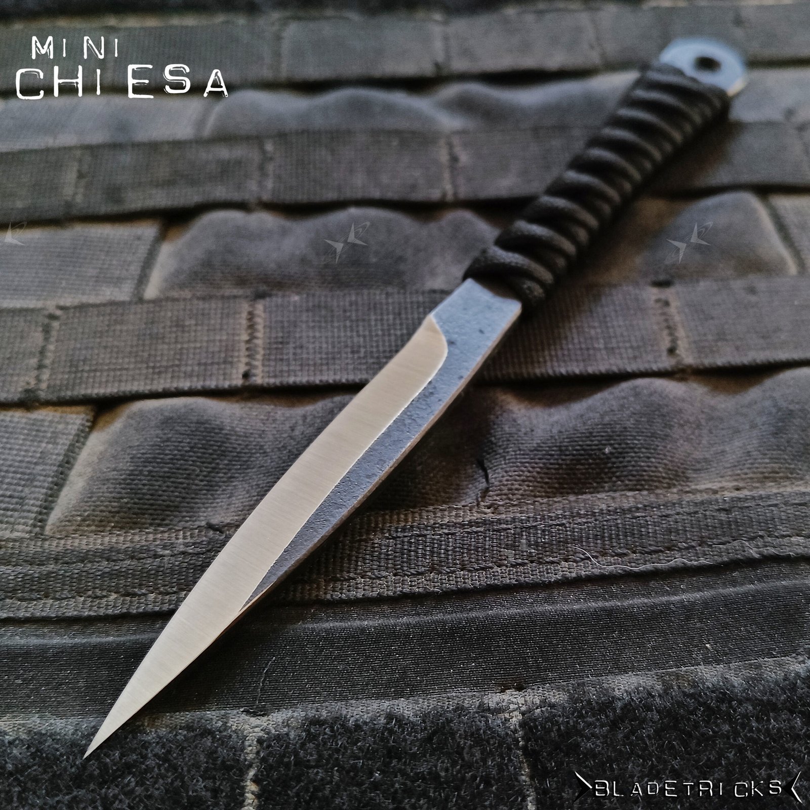 EDC backup cord wrapped dagger