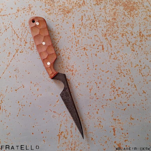 BT Fratello Pikal Reverse grip knife micarta