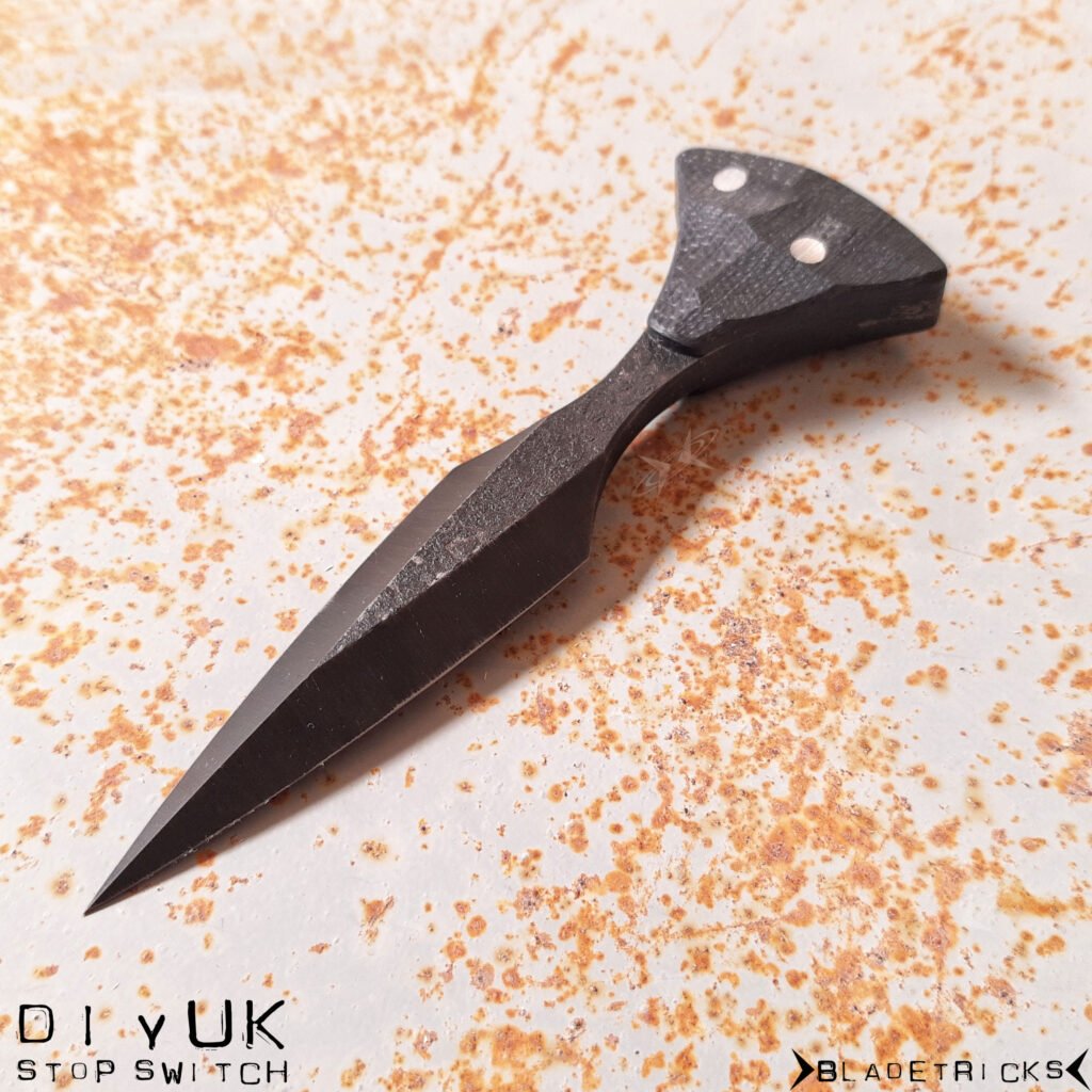 black push dagger