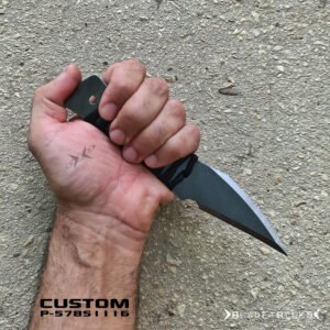 Bladetricks stainless Pikal knife, cord wrapped