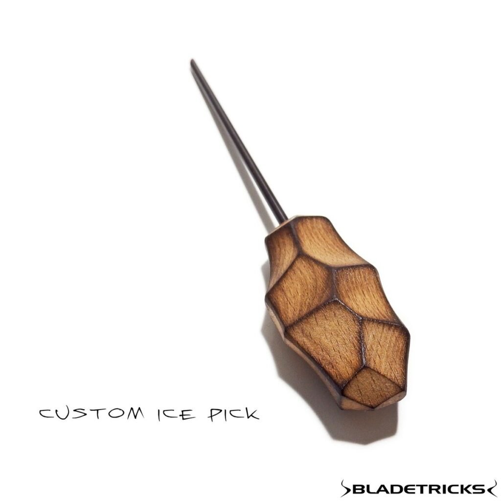 Tactical Icepick Design: The Bladetricks Approach to Simplicity and Performance 5 Bladetricks Custom Traditional EDC Icepick, Beech Wood Handle