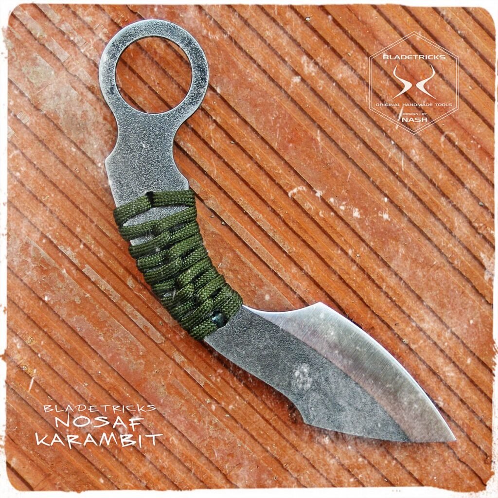 Bladetricks Nosaf Karambit Oiginal Version Cord Wrapped