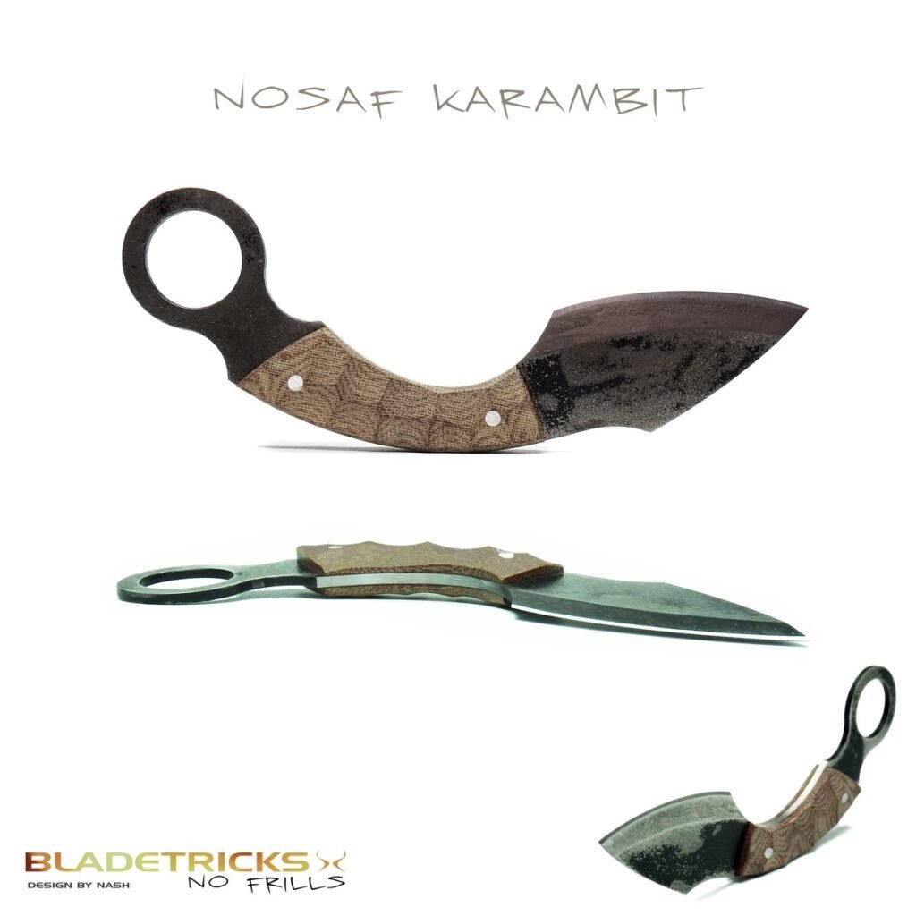 Bladetricks Nosaf Karambit Original Micarta Version