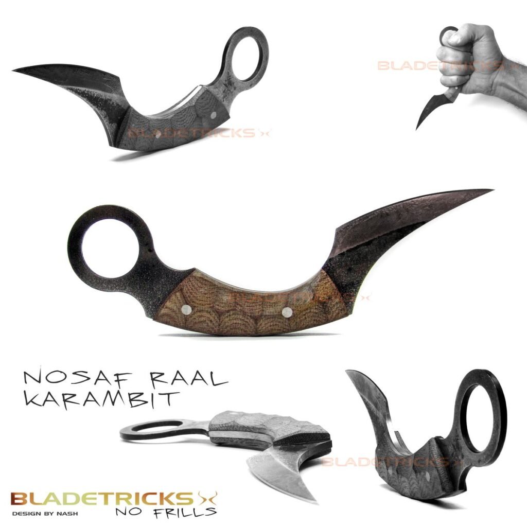 Bladetricks Nosaf Raal Karambit Micarta Version