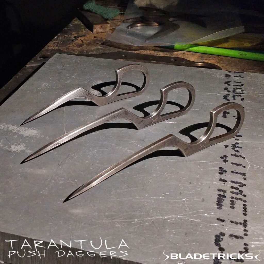 Bladetricks Tarantula Push Daggers, Full Metal Bladetricks Tarantula Push Daggers, Full Metal