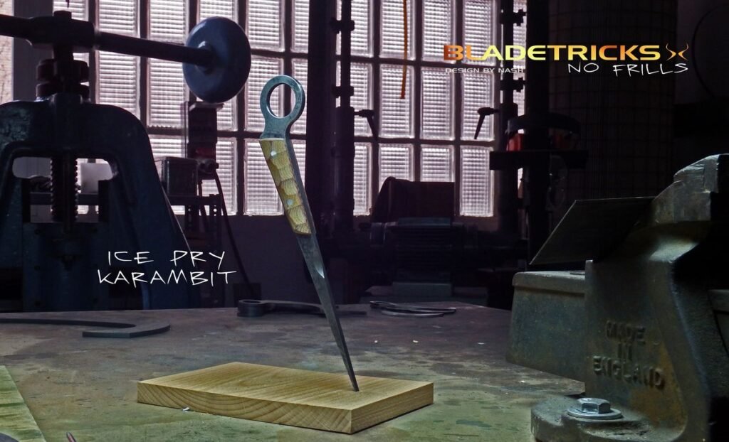 Tactical Icepick Design: The Bladetricks Approach to Simplicity and Performance 14 Classic Ice Pry Karamit, Micarta