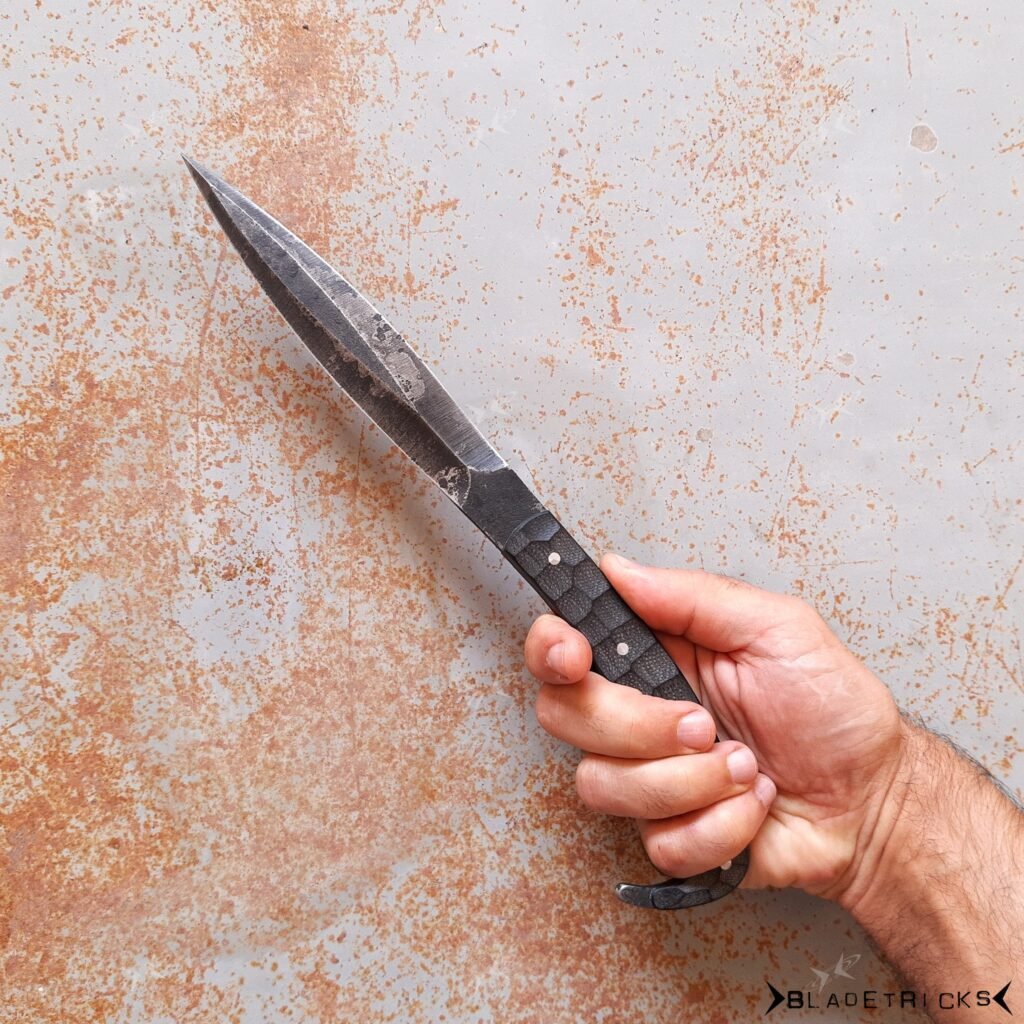 Custom F2 Dagger with Blink Grip Handle Sabre Grip 