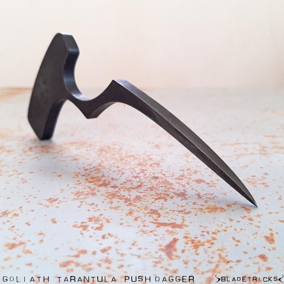 Tactical Icepick Design: The Bladetricks Approach to Simplicity and Performance 9 Tarantula Goliath Push Ice Picks Bladetricks Custom Knives