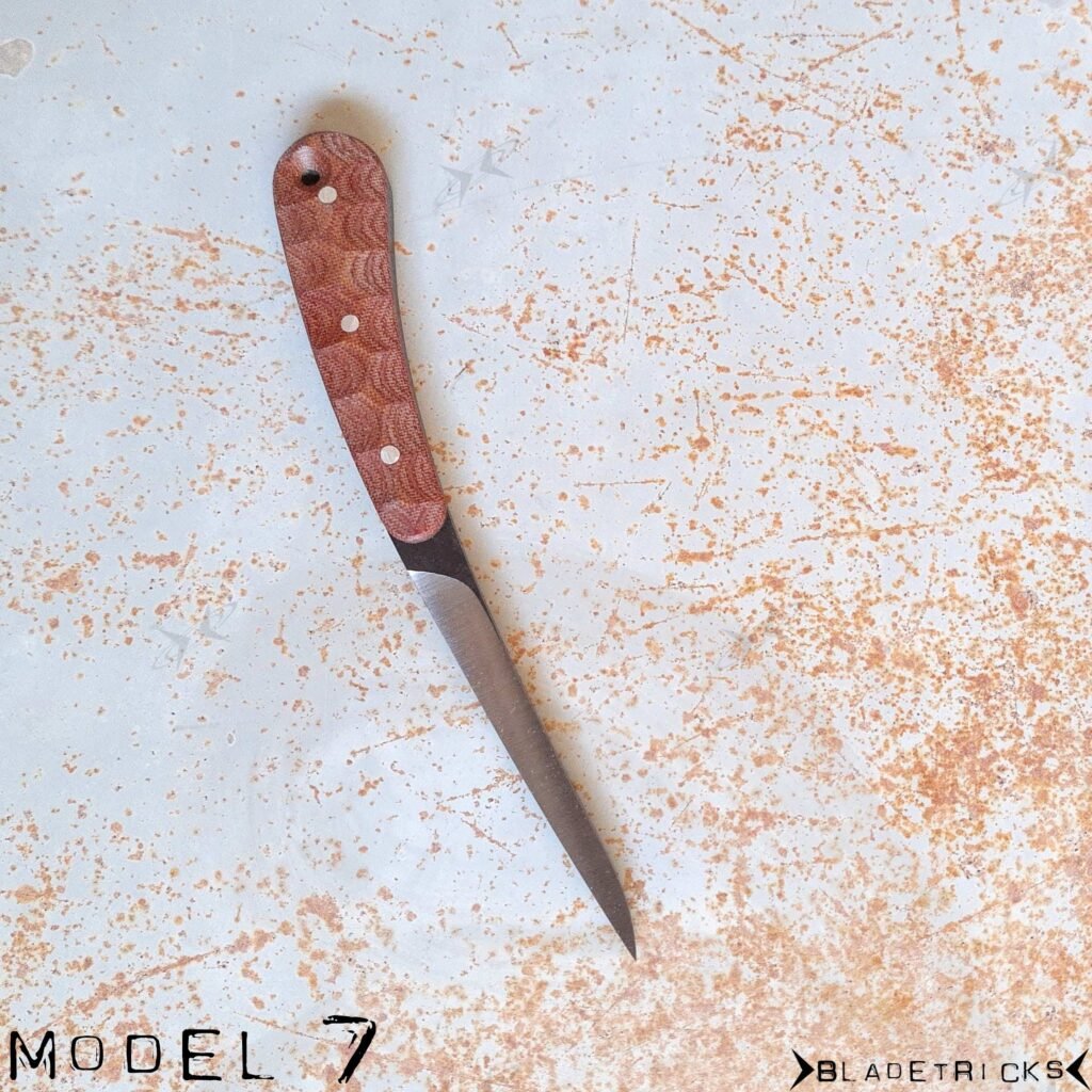 Bladetricks #7 Pikal Knife, Micartca Handle