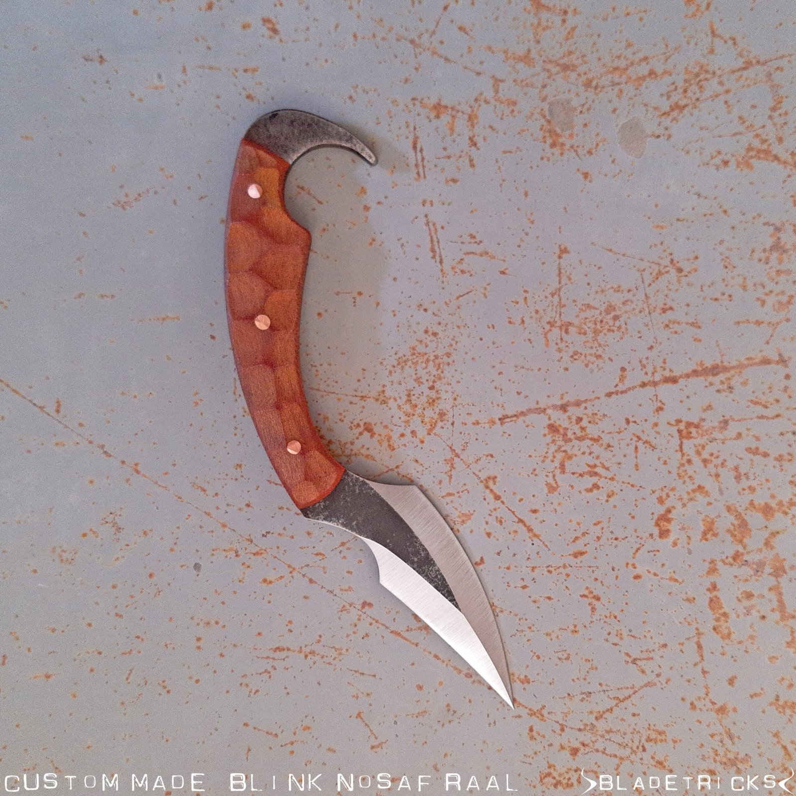 Bladetricks Pikal Knife Blink Nosaf Raal Micarta